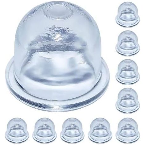 10 Pièces Pompe d'amorce pour STIHL FS38 FS40 FS45 FS55 FS56 FS80 FS85 Ampoule Accessoire Tasse d'huile de Carburateur Débroussailleuse Coupe-bordure Taille-haie (22mm) - (1/5)