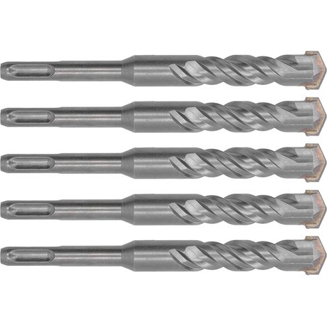 5 SDS 160 mm Hartmetall-Betonmeißelbohrer mit 2 Schneiden, selbstzentrierend, 18 mm/0,71 Zoll, für Stein, Ziegel, Mauerwerk, Bohren (1/5)