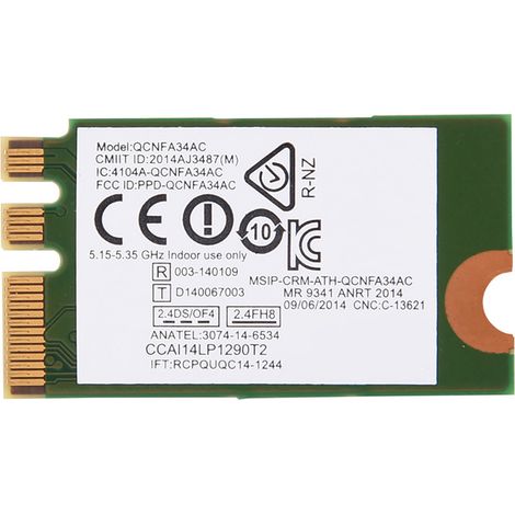 Mini-WLAN-Karte Dualband 2,4 GHz/5 GHz, kompatibel mit Lenovo, Dell, Asus - NGFf M2 (1/5)
