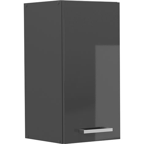 Hängeschrank R-Line, Anthrazit Hochglanz, 30 cm, Vicco