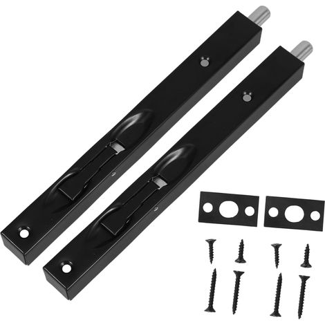 2 Sets Concealed Invisible Steel Security Locking Sliding System Latch (1/5)
