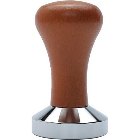 Diese French Press aus Edelstahl mit 51-mm-Tamper und Holzgriff ist das ideale Werkzeug für Baristas. (1/5)