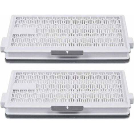 Lot de 2 filtres HEPA Airclean Plus 50 pour aspirateur Miele Complete C3 Powerline. S8340.Air Clean SF-HA 50 pour Complete C2 C3 Compact C1 C2-2.Lot de 2 pièces de rechange.de