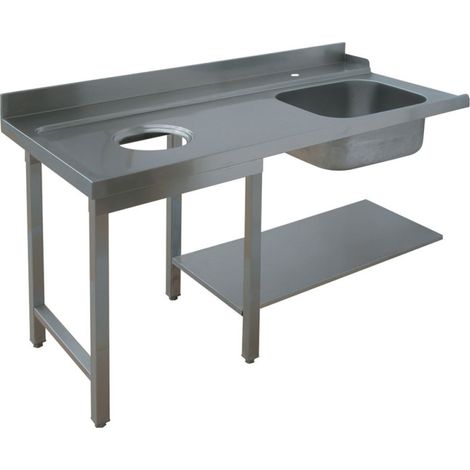 Table d'entrée pour prélavage- gauche - Diamond (1/2)
