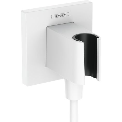 Soporte para cabezal de ducha con conexión HANSGROHE Fixfit E blanco