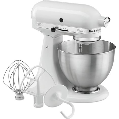 KitchenAid 5K45SSEWH, blanc, 4,28L - Bartscher (1/5)