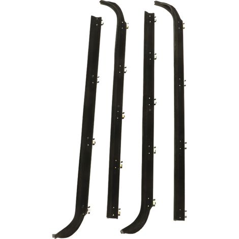 Joint de vitre avant noir 4 pièces F2TZ1521456A étanche silencieux remplacement Ford Bronco 1987-1996 (1/5)