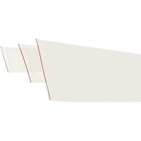 Ziplock-Beutel Plast 80x120 mm wiederverwendbar wiederverschließbar