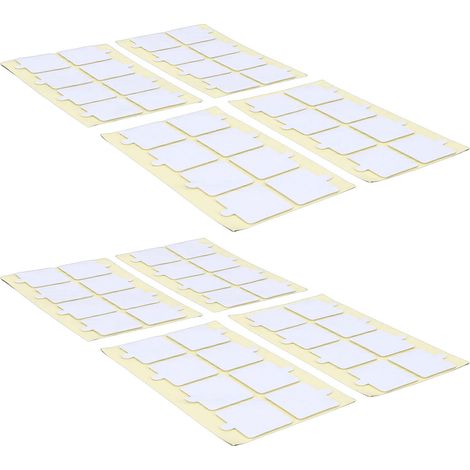 200 pièces de ruban adhésif double face pour panneaux de mousse acoustique, adhésif transparent, amovible et résistant, pour fixation murale. (1/5)
