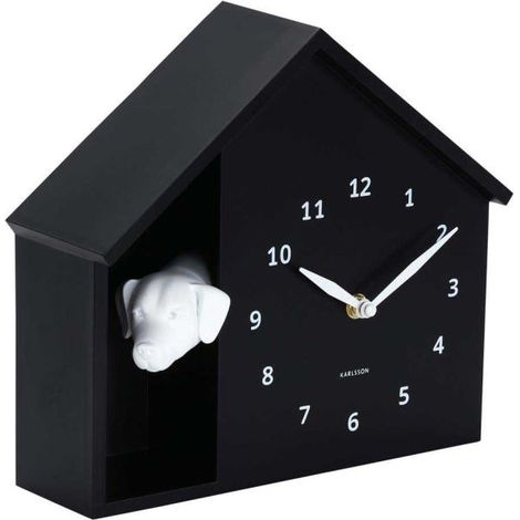 Horloge à poser Peeking Doggy
