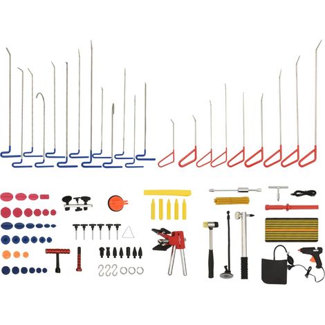 Kit di strumenti per la rimozione di ammaccature senza vernice da 89 pezzi 020003989