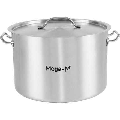 Olla mediana para catering con tapa Mega-M Standard 32 l, diámetro 40 cm x altura 26 cm N