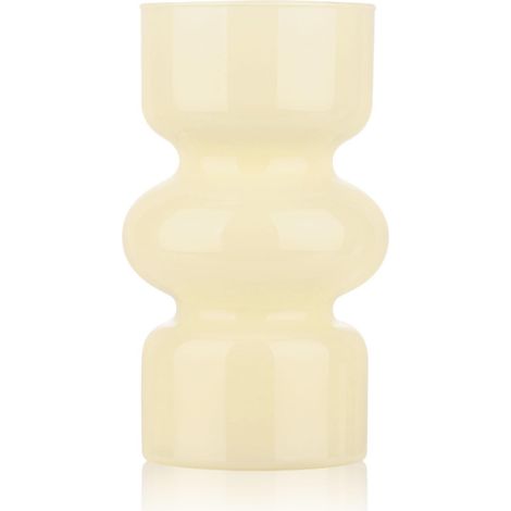Hydroponische Glasvase, ideal für Zuhause, Büro und Hochzeiten (1 gelbe Vase). (1/5)