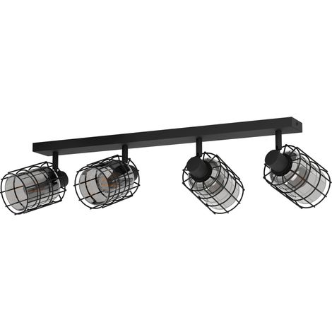 Plafonnier Consaca avec 4 spots orientables, luminaire de salon au (1/5)