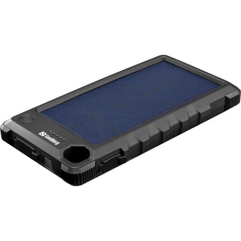 Sandberg SANDBERG Outdoor Solar Powerbank 10000 - Noir - Mobile/smartphone - Rectangle - Résistant à la poussière - Résistant à la neige - Anti-éclaboussures - Imperméable - IP66 - 10000 mAh (420-53) (1/5)
