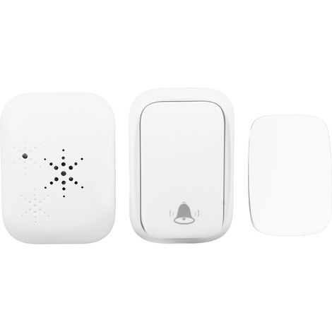 Sonnette sans fil auto-alimentée 433MHz, étanche, longue portée pour maison, prise US 100-230V (1/5)