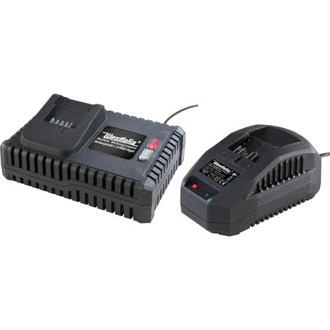 Conjunto: Cargador ALG 18V (2.4 A) + Cargador rápido ASLG 18V (4.0 A) (1/4)