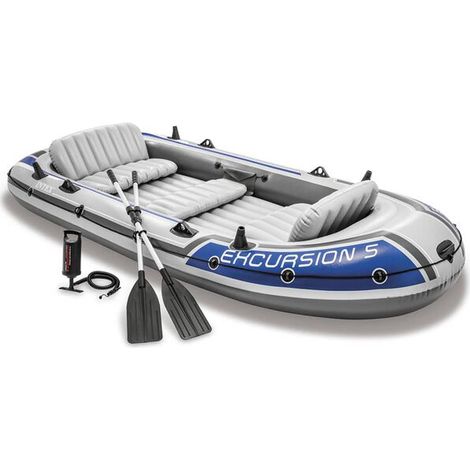 Kit bateau gonflable Intex, comprenant pagaie et pompe à air 68325NP