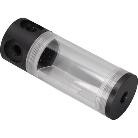 Réservoir de refroidissement PC POM 50mm, filetage G1/4, 4 sorties, usiné CNC, hauteur 14cm pour watercooling. (1/5)