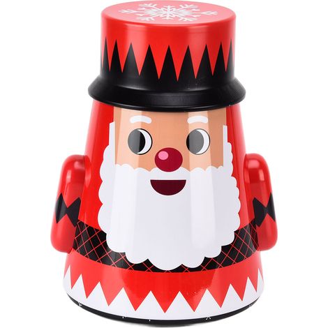 Weihnachtsbonbon-Eisenbox Roly Poly Design Weihnachtsmann Schneemann Bonbondosen Aufbewahrungsbox Weihnachtsmann (1/5)