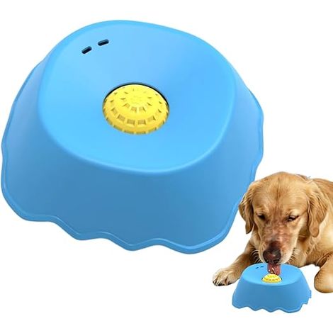 Filiyano-Gamelle flottante pour chiens - Distributeur de friandises, jouet Slow Food, mangeoire antidérapante Gamelle Slow Food résistante, idéale (1/5)