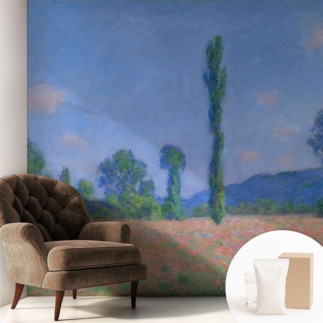 Papier peint intissé mural avec imprimé motifs uniques apparence moderne - Colle incluse gratuite Charme de la nature 250x250 cm (1/5)