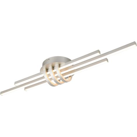 Reality LED Deckenleuchte Cinto 20W nickel warmweiß