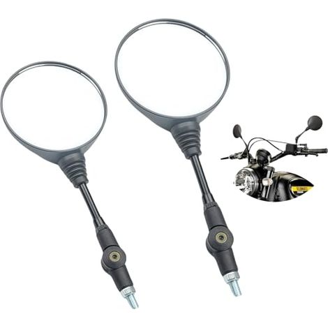 Moto, gomito a 90°, girevole a 360°, per moto da avventura, fuoristrada, ATV, quad, motoslitta, scooter, ciclomotore, cafe racer (1/5)