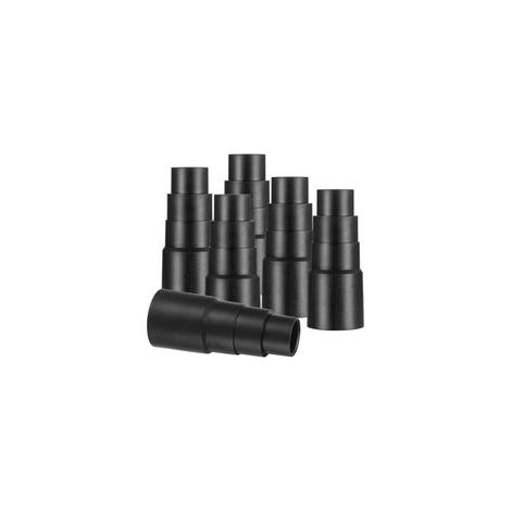 Lot de 6 adaptateurs pour tuyau d'aspirateur de 25 mm à 42 mm – Compatibles avec Bosch, Kärcher, Makita – PVC haute qualité pour raccordement direct (1/3)