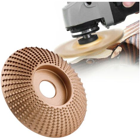 Disque Abrasif Pour Meuleuse D Angle - Revêtement Carbure De Tungstène - Type 2 - Forme Arc - Pour Bois Métal Plastique - 1 Pièce (1/5)