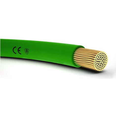 Cavo di installazione H07V-K (LgY) 2,5 verde /100m/