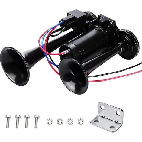 Bocina de aire doble súper potente de 600 dB con compresor para coches, camiones y barcos de 12 V. (1/5)