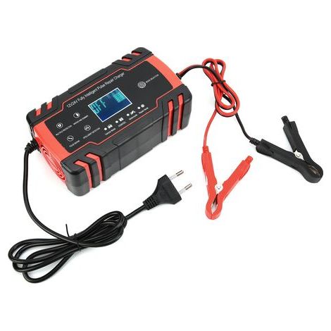 Intelligentes Ladegerät für 12V/24V-Batterien (2-150Ah), geeignet für Auto- und Motorradreparaturen, 110V-240V-EU-Stecker (1/5)