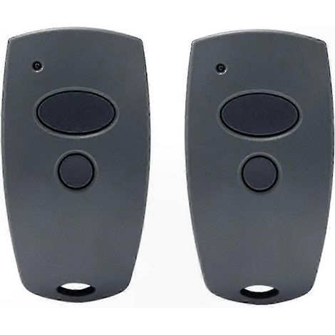 Set mit 2 drahtlosen Toröffner-Fernbedienungen 868,3 MHz, kompatibel mit vielen Motorisierungssystemen, Universalsender für Garagentore, Doppelpackung. (1/5)