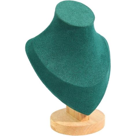 Modeschmuck-Präsentationsständer für Halsketten und Anhänger, geeignet für den Einzelhandel-Green