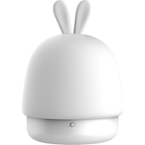Veilleuse lapin LED portable, style kawaii, 3 niveaux de luminosité, avec minuterie (1/5)