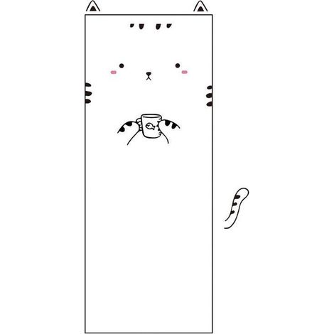 Selbstklebender Wandaufkleber für Kindergarten, Kinderzimmer, niedliche Cartoon-Katze, selbstklebende Dekoration (1/5)