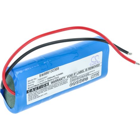 vhbw 1x Akku Ersatz für Seik 709053557 für Industrie-Funkfernsteuerung Fernbedienung (1200 mAh, 7,2 V, NiMH)