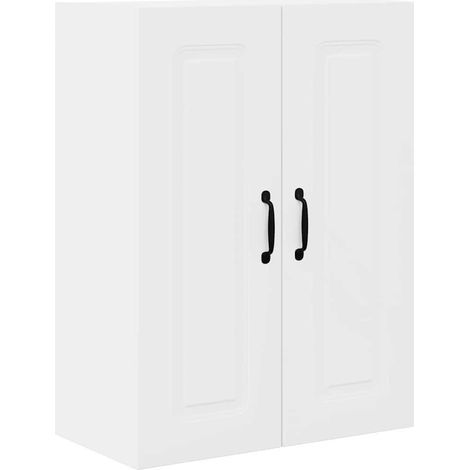 Meuble mural de cuisine,Armoire de cuisine Blanc 60 x 31 x 80 cm Bois d'ingénierie CFW88761 (1/5)