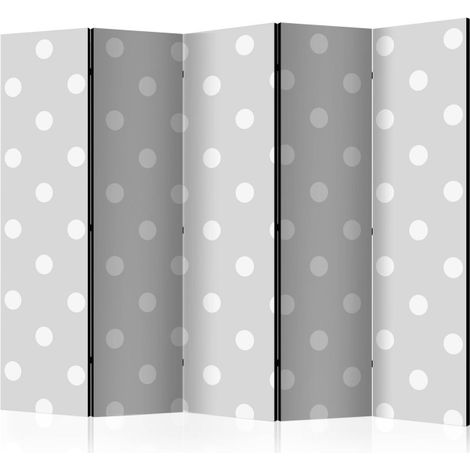 Paravent 5 Volets "Cheerful Polka Dots" 172x225cm (1/2)