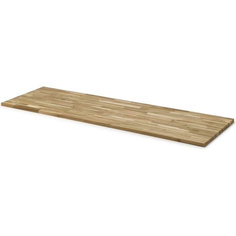 Mehrzweckplatte Akazie unbehandelt 200 x 60 cm 26 mm Tischplatte