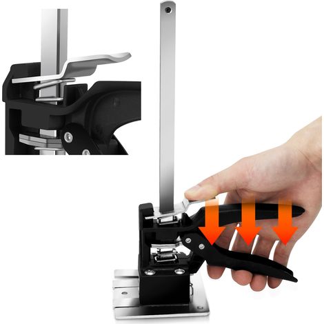 TolleTour Set da 4 sollevatori per mobili regolabili 0-20 cm, alza pannelli per mobili e armadi, portata fino a 240 kg (1/5)