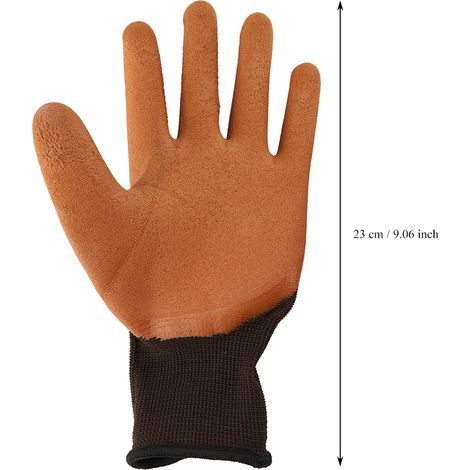 1 paire de gants de travail antidérapants et imperméables pour le jardinage et la manutention (1/5)