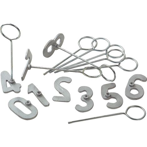 Série de numéros à marquer 0 à 9, 10 cm