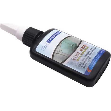 Colle UV K-302 50 ml, transparente, pour verre, ABS, métal et bois. Séchage rapide. (1/4)
