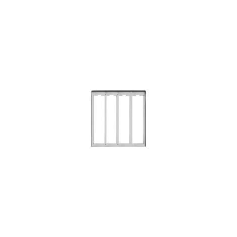 VIMAR - C334 Cornice per 4 placche 3M alluminio