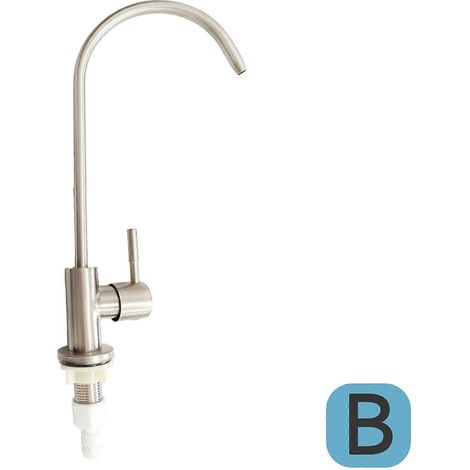 robinet à col de cygne pour purificateur d'eau, filtre à eau potable par osmose inverse G1/2 (1/3)