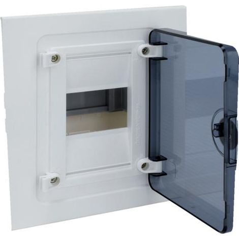 Coffret encastré 4 Module avec porte transparente HAGER VF104TR (1/2)