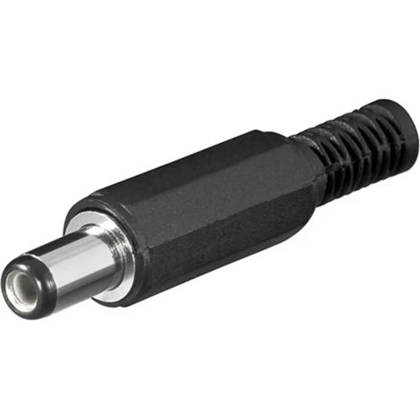 Goobay Spina elettrica maschio 2,1 mm robusta per bricolage