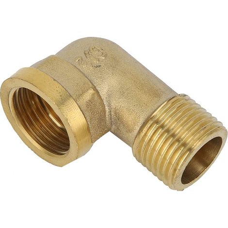 Set di 5 raccordi in ottone G2 – tipo B – adattatore per tubo flessibile – professionali e resistenti – per casa/cucina/bagno